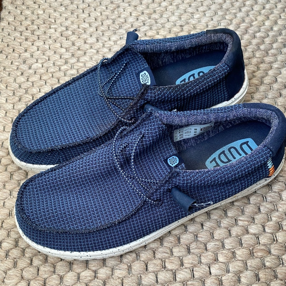 Wally Knit Slip-On Men's Shoes - Navy